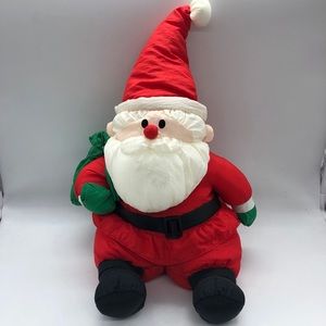 Stuffins 17" Santa Claus Puffalump Plush Nylon